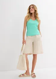 Singlet med økologisk bomull (2-pack), bonprix