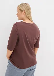 T-skjorte i 100% økologisk bomull (2-pack), bonprix
