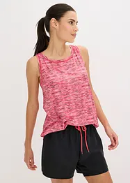 Treningstopp med racerback, hurtigtørkende, bonprix