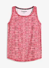 Treningstopp med racerback, hurtigtørkende, bonprix