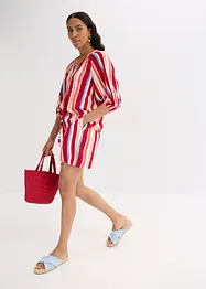 Bluse i strukturert viskose, bonprix