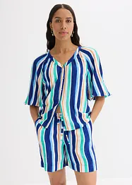 Bluse i strukturert viskose, bonprix