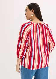 Bluse i strukturert viskose, bonprix