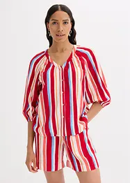 Bluse i strukturert viskose, bonprix