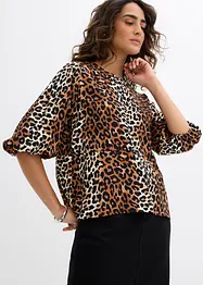 Bluse i lett viskosemiks, bonprix