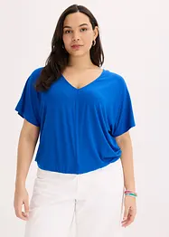 Oversized topp i myk viskosemiks, bonprix