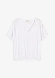 Oversized topp i myk viskosemiks, bonprix