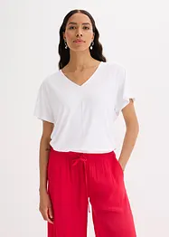 Oversized topp i myk viskosemiks, bonprix