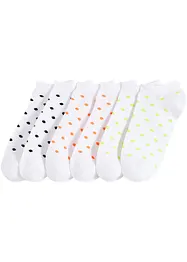 Lave sokker med økologisk bomull (6-pack), bonprix