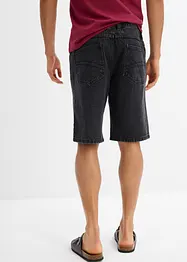 Jeans-bermuda med elastikk på siden av linningen, Classic Fit, bonprix