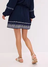 Miniskjørt med broderi, bonprix
