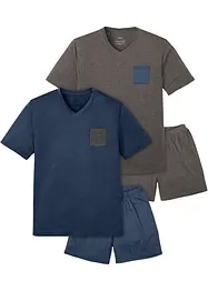 Shorty-pyjamas med bomull (4-delt sett), bonprix