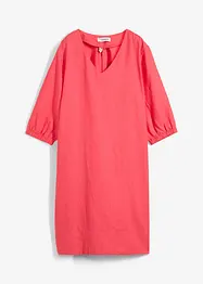 Kjole i 100% lin med 3/4-lange ermer, bonprix