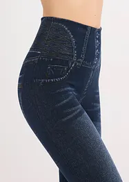 Shape seamless leggings i jeans-look, sterkt figurformende, bonprix