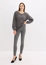 Termoleggings med fleece innvendig, bonprix