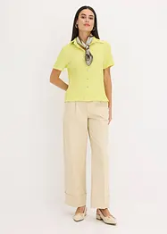 Trikotbluse med struktur, bonprix