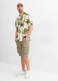 Kortermet skjorte i viskose, Loose Fit, bonprix