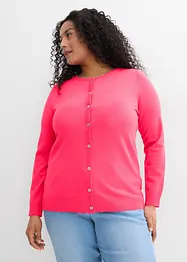 Cardigan med rund hals, bonprix