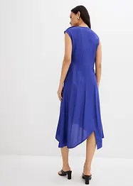 Asymmetrisk midikjole av fin viskose, bonprix