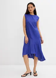 Asymmetrisk midikjole av fin viskose, bonprix
