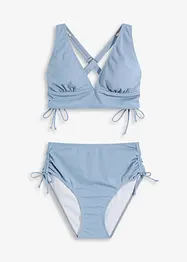 Bikini med topp med kryssende stropper (2-delt sett), bonprix