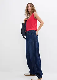 Lang singlet i 100% bomull, bonprix