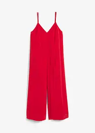 Jumpsuit av viskosemiks med regulerbare stropper, bonprix