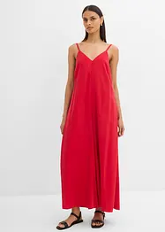 Jumpsuit av viskosemiks med regulerbare stropper, bonprix