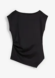 Asymmetrisk topp i behagelig scuba-materiale, bonprix