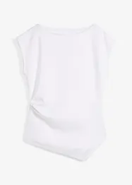 Asymmetrisk topp i behagelig scuba-materiale, bonprix