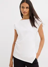 Asymmetrisk topp i behagelig scuba-materiale, bonprix