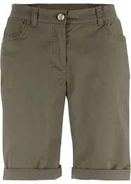 Papertouch-bermudashorts i bomull med komfortlinning, bonprix