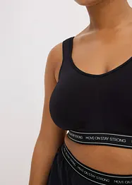 Trenings-BH med middels støtte, bonprix