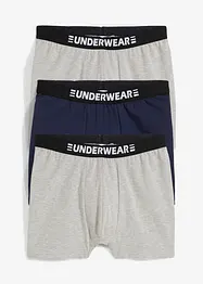 Ettersittende boksershorts (3-pack), bonprix