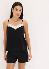 Shorty-pyjamas med spagettistropper, bonprix