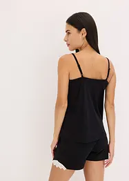 Shorty-pyjamas med spagettistropper, bonprix