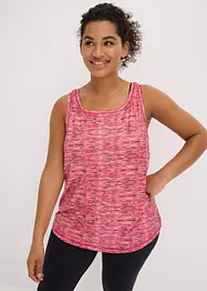 Treningstopp med racerback, hurtigtørkende, bonprix
