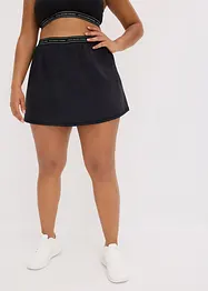 Ultralett treningsskjørt med integrert shorts, bonprix