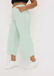 Behagelig capri-treningsbukse med vide ben, bonprix