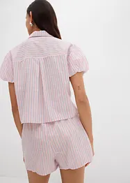 Kortermet bluse av 100% bomull, bonprix