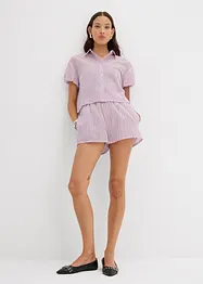 Kortermet bluse av 100% bomull, bonprix
