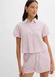 Kortermet bluse av 100% bomull, bonprix