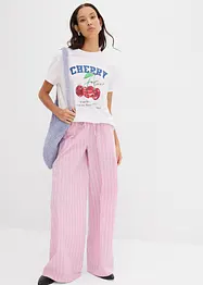 Slip on-bukse av ren bomull, bonprix