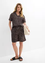 Oversized bluse i musselin, bonprix