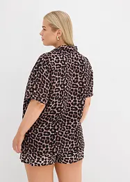 Oversized bluse i musselin, bonprix