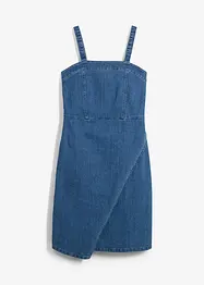 Denimkjole i omslagsstil, bonprix