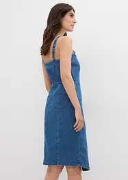 Denimkjole i omslagsstil, bonprix