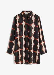 Lang bluse med batikk-print, bonprix