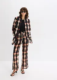Lang bluse med batikk-print, bonprix