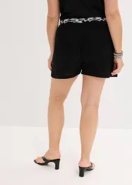 Shorts med broderi, av myk viskosemiks, bonprix